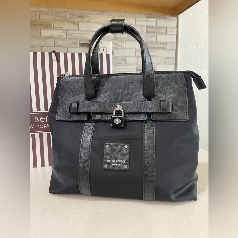 USED ONCE HENRI BENDEL SMALL CONVERTIBLE BACKPACK